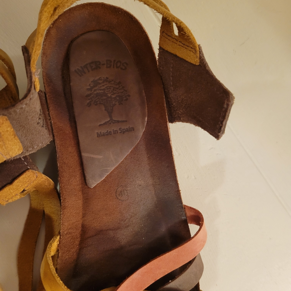 Vibrant Yellow and Pink Sandals for Casual Comfort (EUC ONLY tried On ) - Picture 4 of 12